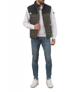 Doudoune sans manches Helvetica kaki - BILLY H101 KAKI