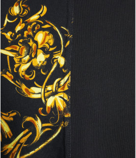 T-shirt Versace Jeans Couture noir - 72GAH6R9 JS049 G89 - 72UP601 REG BIS CONTR GARLAND