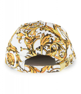 Casquette Versace Jeans Couture blanc - 72YAZK18 ZG082 G03 - BASEBALL CAP WITH CENTRAL SE
