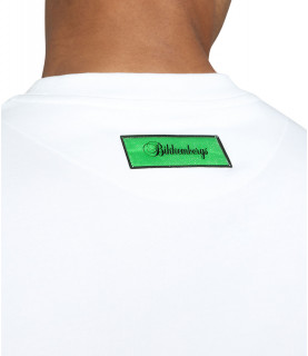 T-shirt Bikkembergs blanc - C 4 114 09 E 2359 A00