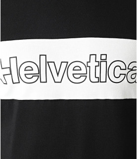 Tshirt Helvetica noir - LUTECE BLACK