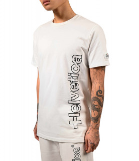 T-shirt Helvetica blanc - JAKE WHITE
