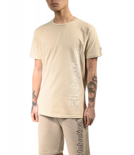 T-shirt Helvetica beige - JAKE BEIGE