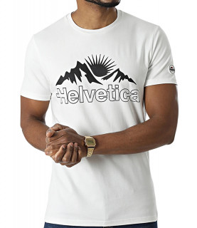 T-shirt Helvetica blanc - KYLE WHITE