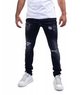Jeans Shone Request noir - JEANS BLCK 530