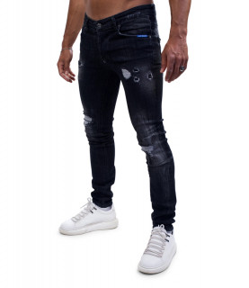 Jeans Shone Request noir - JEANS BLCK 530