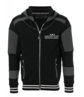 Sweat philipp plein noir - f17c mjb0165 pjo002n