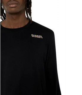 T-shirt Diesel noir - A06775 0GRAI 9XX