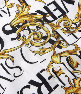 Chemise Versace Jeans Couture blanc - 73GAL2R0 - 73UP200 R PRINT LOGO BAROQUE
