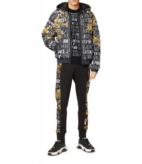 Pull Versace Jeans Couture noir - 73GAFM13 - 73UPM13 MULTILOGO