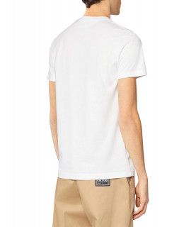 T-shirt Versace Jeans Couture blanc - 73GAHT06 - 73UP600 V VEMBLEM RUB