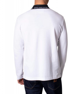 Polo Versace Jeans Couture blanc - 73GAGT08 - 73UP623 R LOGO COTTON PIQUET WHITE
