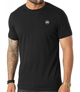 T-shirt Helvetica noir - GAIA BLACK