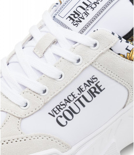 Baskets Versace Jeans Couture blanc - 73YA3SC1 ZP140 G03 - FONDO SPEEDTRACK DIS SC1