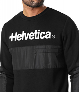 Sweat Helvetica noir - LISMOR BLACK