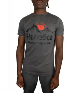 T-shirt Helvetica gris - STAVER DARK GREY