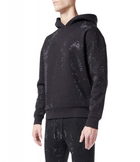 Sweat My Brand noir - 1 Y22 005 A 0047 BLACK STONES BANDANA HOOD