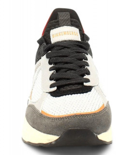 Baskets Bikkembergs gris - 16209 CP C TUMBLED DARK GREY