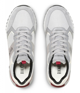 Baskets Bikkembergs gris - 16210 CP A SUEDE OFF WHITE