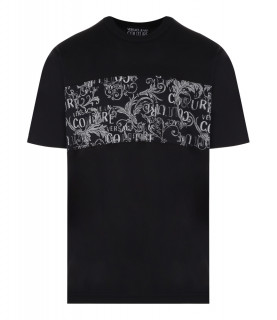 T-shirt Versace Jeans Couture noir- 74GAH617 - JS161 801