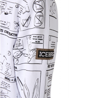 T-shirt Iceberg blanc - I1PF018 6301 1101