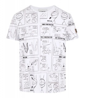 T-shirt Iceberg blanc - I1PF018 6301 1101