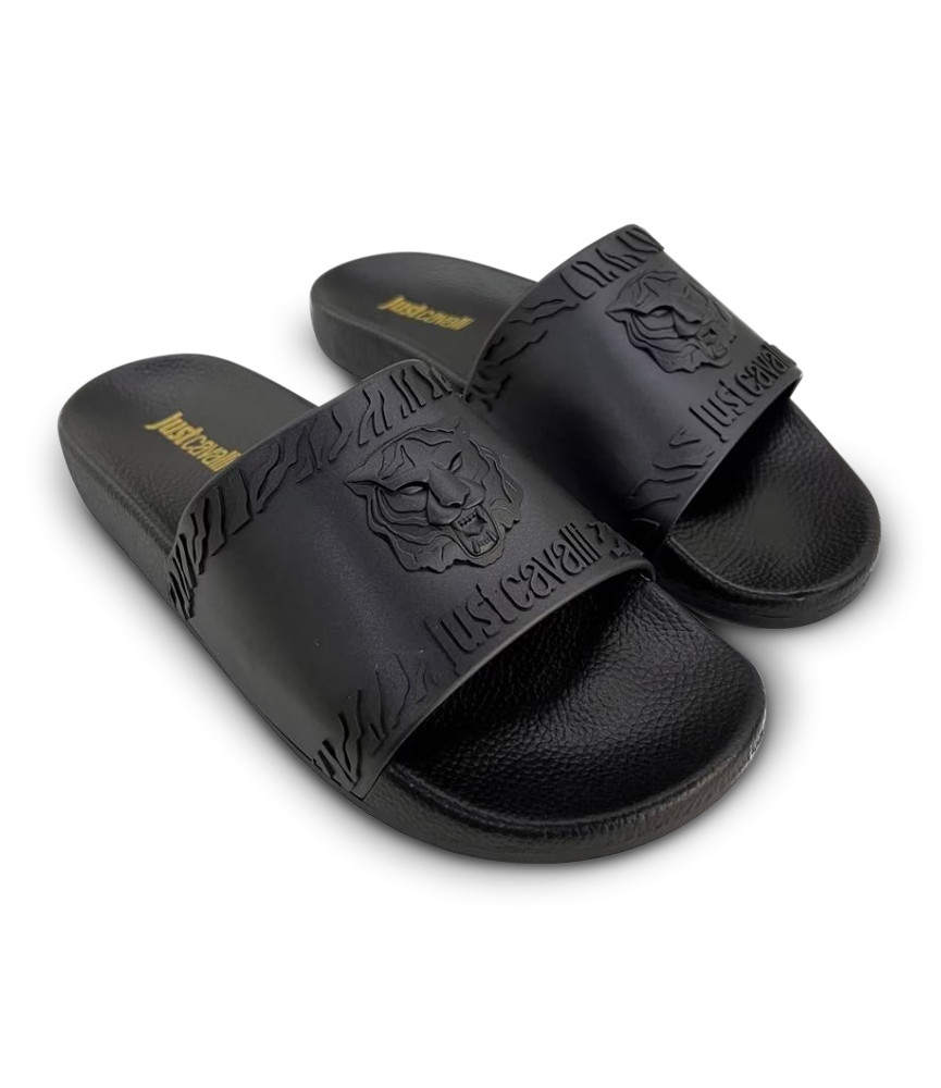 Claquette Just Cavalli noir - 74QB3SZ2 ZS786 899 FONDO POLL DIS 2