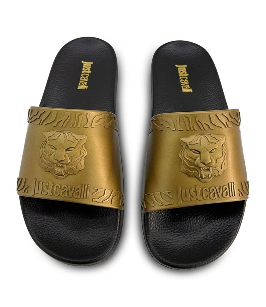 Claquette Just Cavalli noir - 74QB3SZ2 ZS786 QB3 FONDO POLL DIS 2