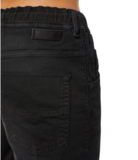 Short Jogg Jeans Diesel noir - A09115 0670M 900 D-KROOSHORT-Z- NE SHORTS