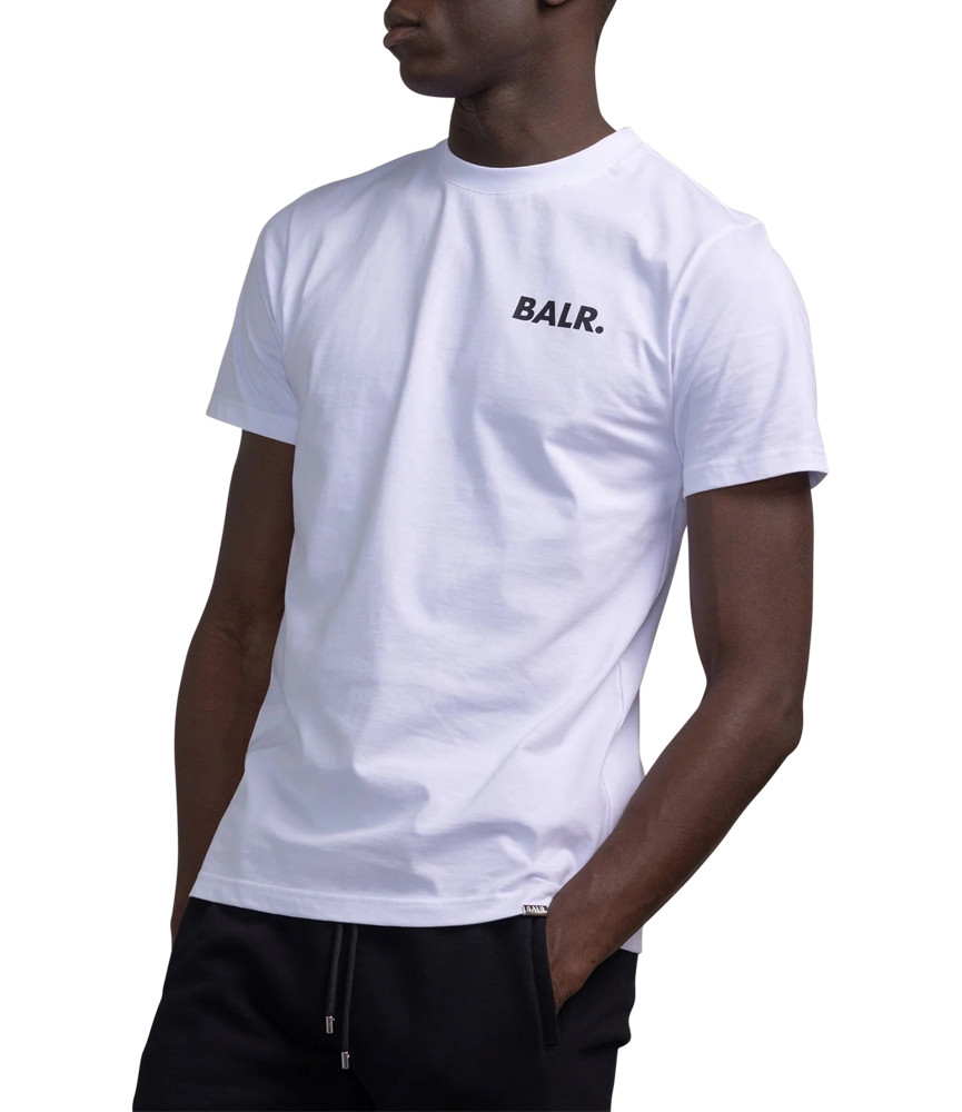 T-Shirt BALR blanc - OLAF STRAIGHT GRAFFITI B1112 1170