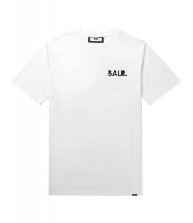 T-Shirt BALR blanc - OLAF STRAIGHT GRAFFITI B1112 1170