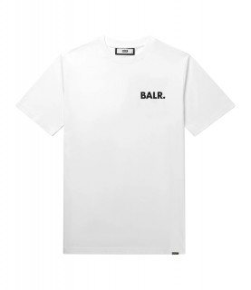 T-Shirt BALR blanc - OLAF STRAIGHT GRAFFITI B1112 1170