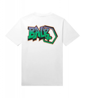 T-Shirt BALR blanc - OLAF STRAIGHT GRAFFITI B1112 1170