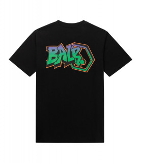 T-Shirt BALR noir - OLAF STRAIGHT GRAFFITI B1112 1170