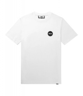 T-Shirt BALR blanc - OLAF STRAIGHT ROUND RUBBER B1112 1184