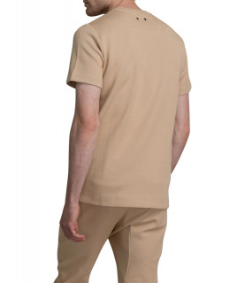 T-Shirt BALR beige - Q SERIE STRAIGT IRISH CREAM B1112 1051