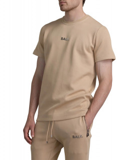 T-Shirt BALR beige - Q SERIE STRAIGT IRISH CREAM B1112 1051