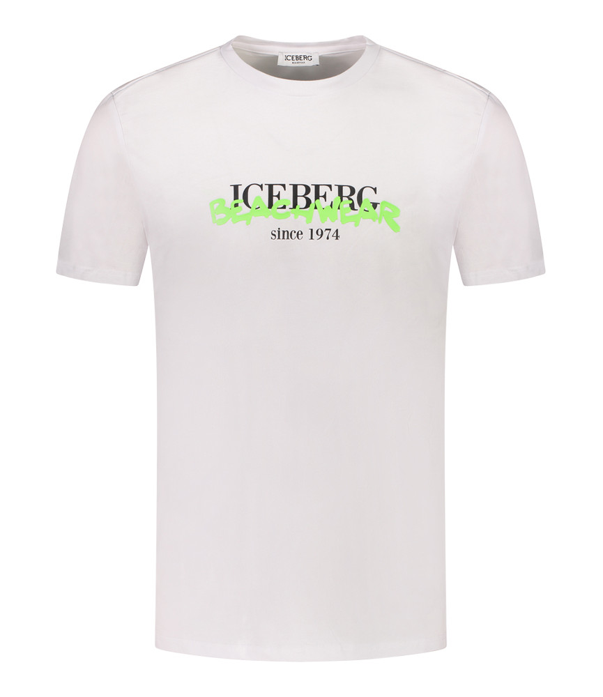 T-shirt Iceberg blanc - ICE3MTS01 WHITE NEON