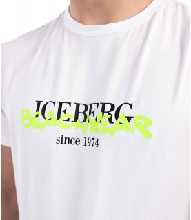 T-shirt Iceberg blanc - ICE3MTS01 WHITE NEON