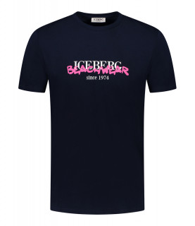 T-shirt Iceberg noir - ICE3MTS01 BLACK NEON