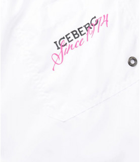 Short Iceberg blanc - ICE3MTS02 WHITE FLOWER