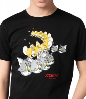 Tee-Shirt Iceberg noir- I1P0F01D 6301 9000