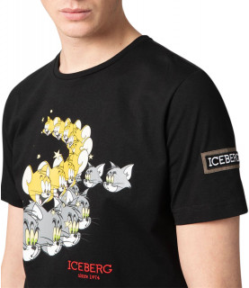 Tee-Shirt Iceberg noir- I1P0F01D 6301 9000