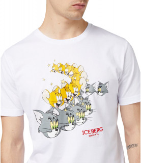 Tee-Shirt Iceberg blanc- I1P0F01D 6301 1101