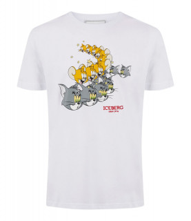 Tee-Shirt Iceberg blanc- I1P0F01D 6301 1101