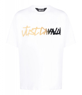 T-shirt Just Cavalli blanc - 75OAH6R2 J0001 003